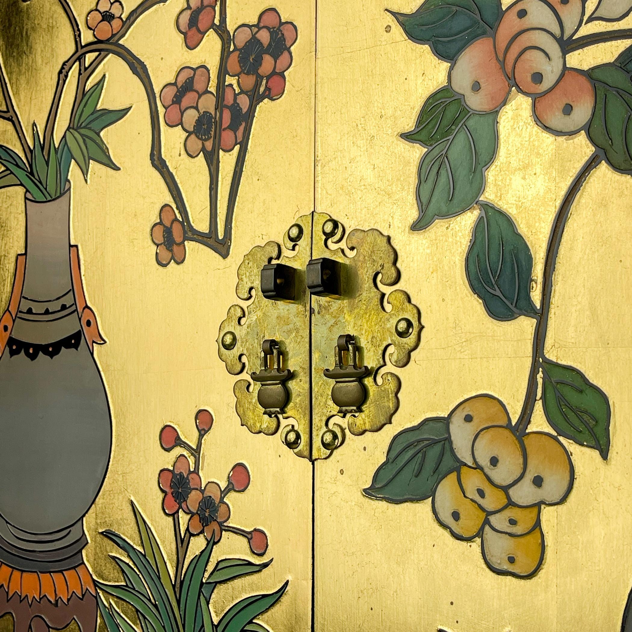 Mid-Century Italian Cabinet, Style Chinoiserie, 1950s