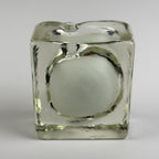 Vintage murano glass ashtray by Alfredo Barbini, Italy 1980s