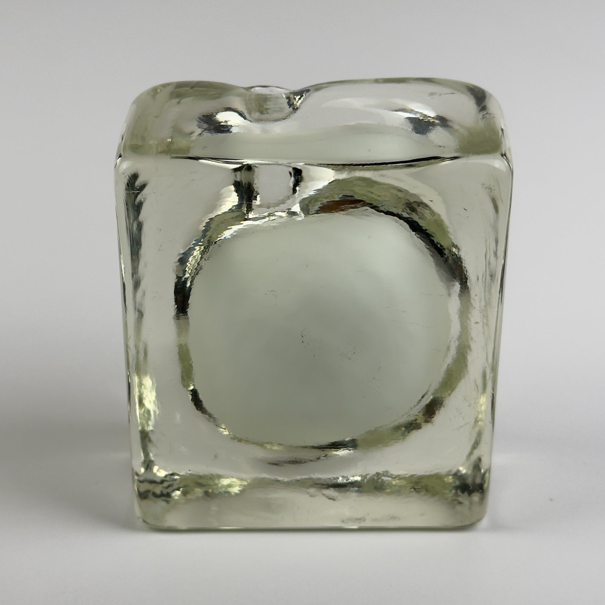 Vintage murano glass ashtray by Alfredo Barbini, Italy 1980s
