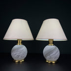 Vintage Murano Table Lamps, Italy 1970s, Set of 2
