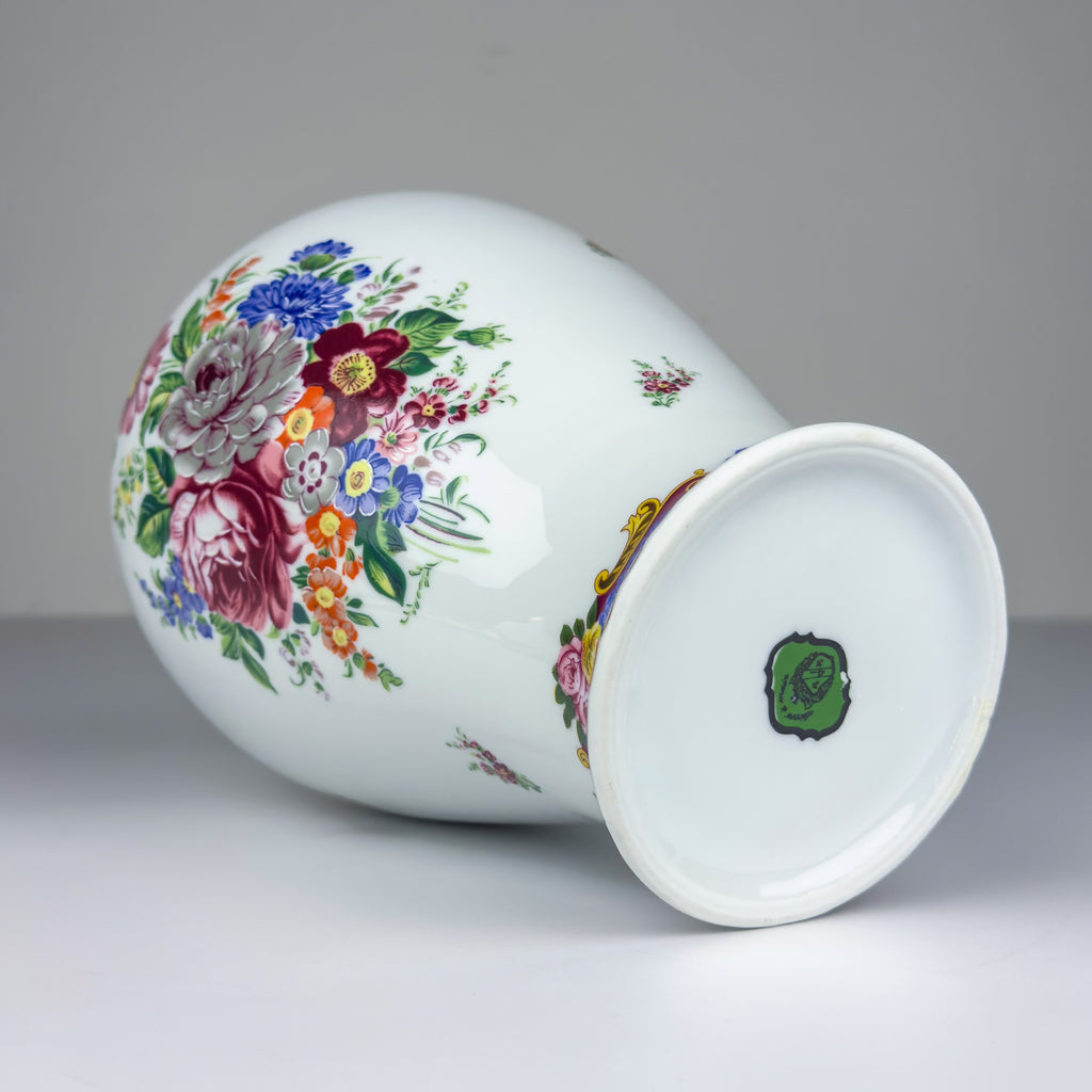 Vintage porcelain ginger jar by Limoges, France, 1970s