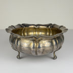 Vintage Silver Plated Bread Basket or Fruit Dish, Italy, 1950s