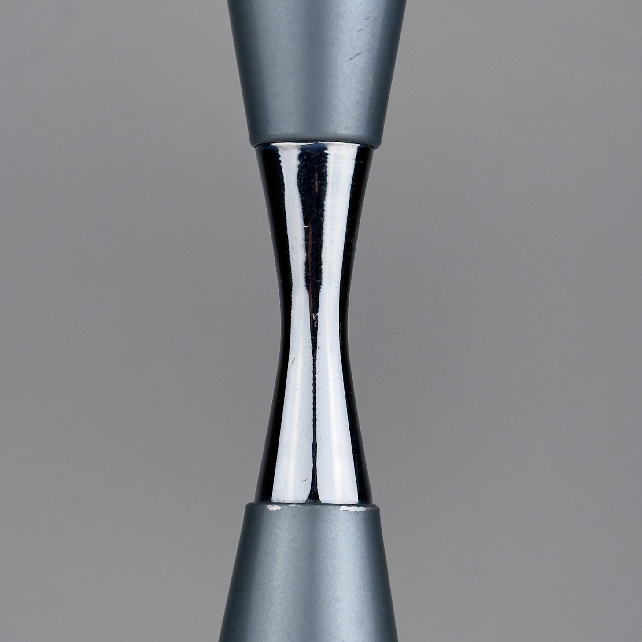Grey industrial metal desk lamp Italy, 1960s