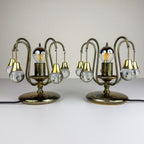 Vintage murano table lamps, Set of 2, Italy 1960s
