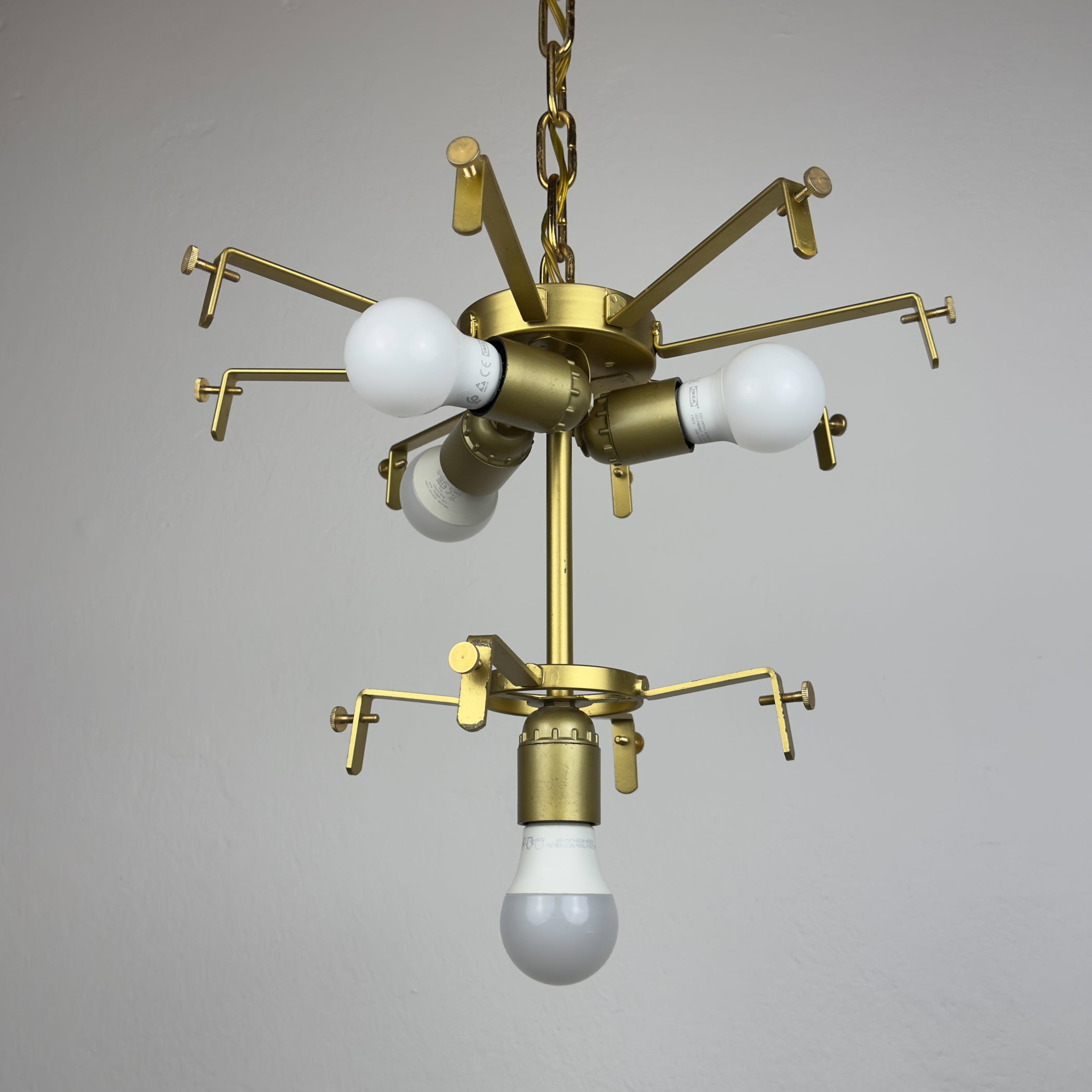 Original cascade murano glass chandelier, Italy 1980s