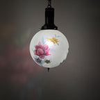 Vintage Pendant Light Flower, Italy 1960s