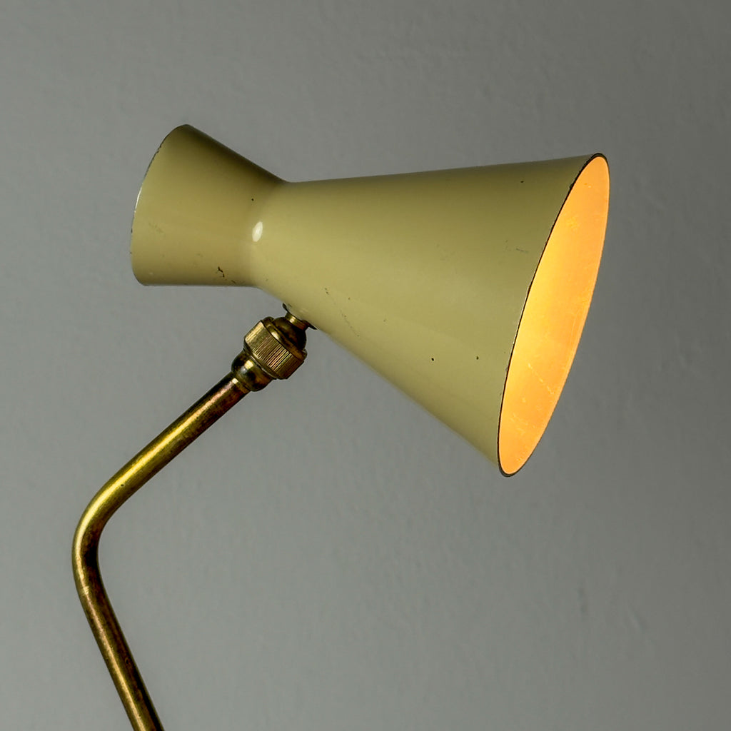 Vintage metal table lamp by Stilnovo, Italy 1950s