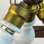 Antique chandelier on chains in Art Nouveau style, Austria, early 20th century