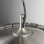 Vintage metal pendant lamp by Elio Martinelli for Martinelli Luce, Italy 1960s