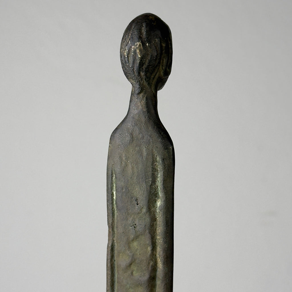 Vintage Bronze Sculpture Ombra della Sera, Italy 1950-70s