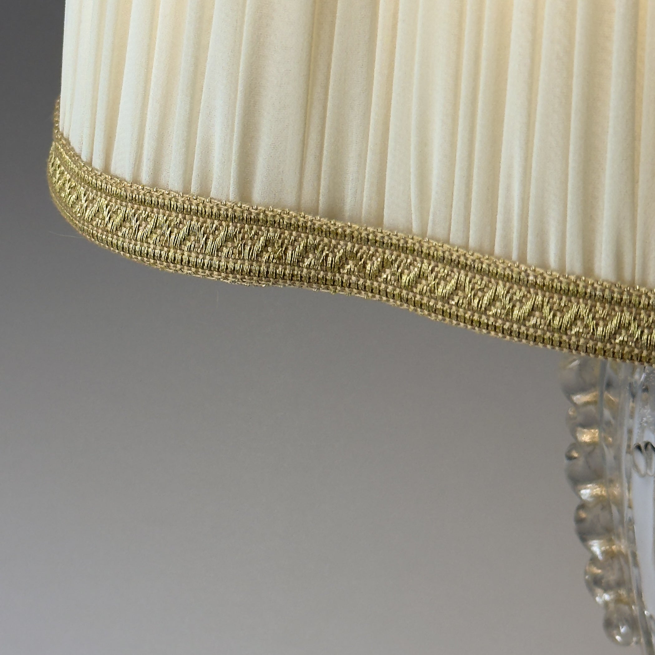 Original Murano glass table lamp by Barovier and Toso, Italy 1980s