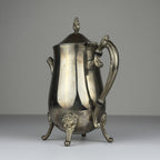 Vintage Metal Coffee or Tea Set of 3, Italy 1980s