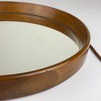 Mid-century Wall Mirror with Teak, Italy 1960s