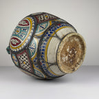 Vintage Moroccan Palatial Pottery Vase, Morocco 1930-50ss
