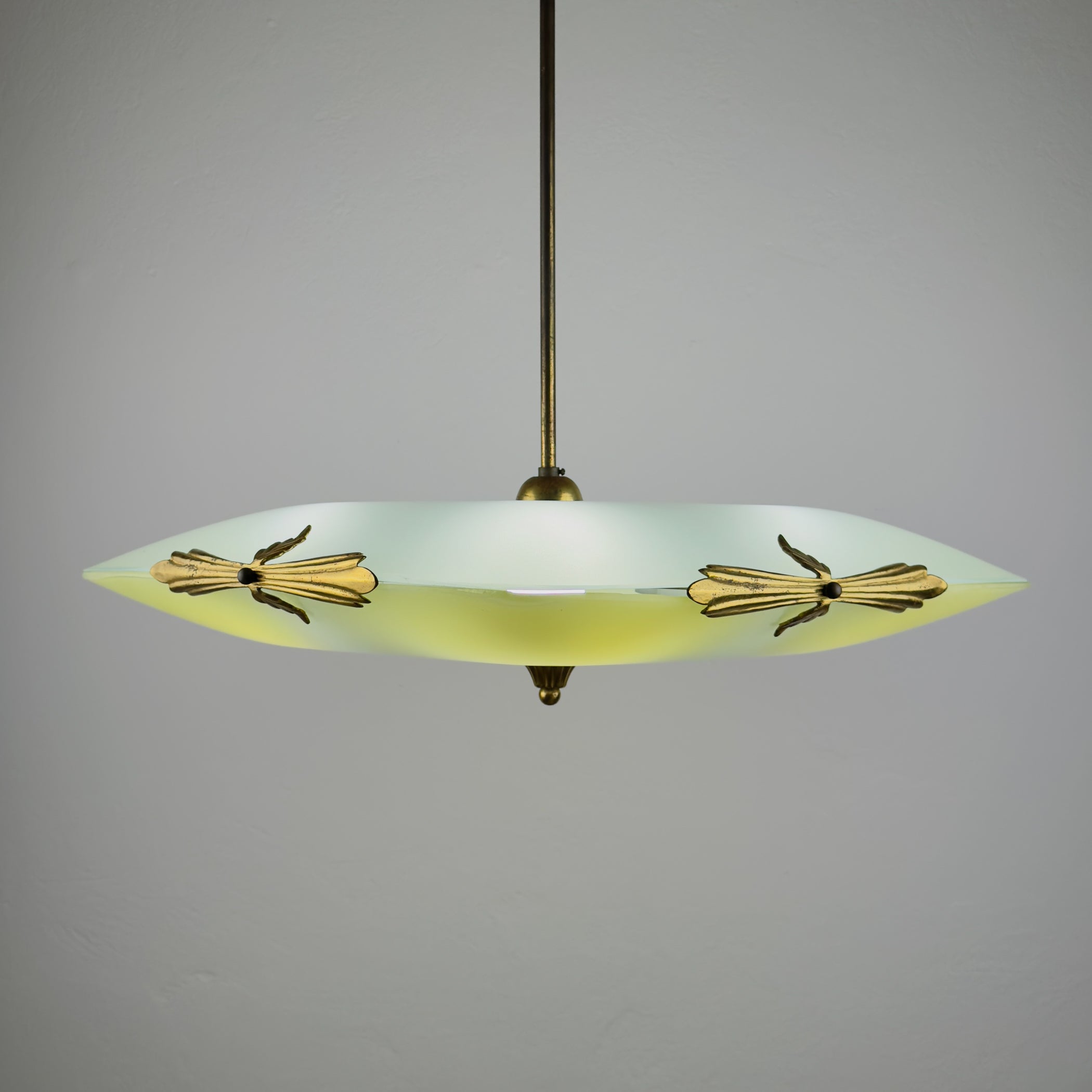 Art Deco Vintage Chandelier, Italy 1930s