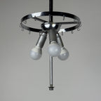 Vintage murano glass chandelier Tronchi by Toni Zuccheri for Venini, Italy 1960s