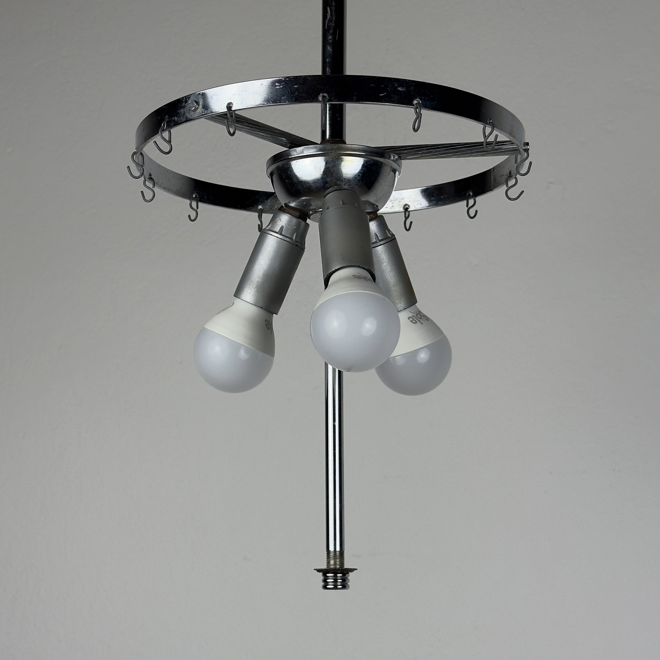 Vintage murano glass chandelier Tronchi by Toni Zuccheri for Venini, Italy 1960s
