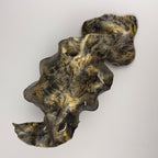 Original metal Brutalist wall lamp by Salvino Marsura, Italy 1970s