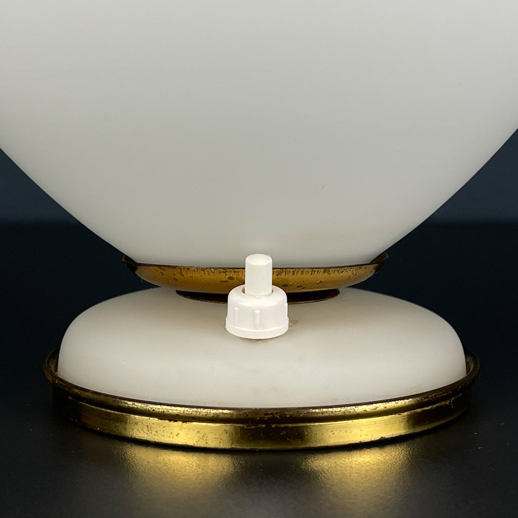 Vintage murano table lamp by Stilnovo, Italy 1950s, Mid-century modern design