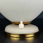 Vintage murano table lamp by Stilnovo, Italy 1950s, Mid-century modern design