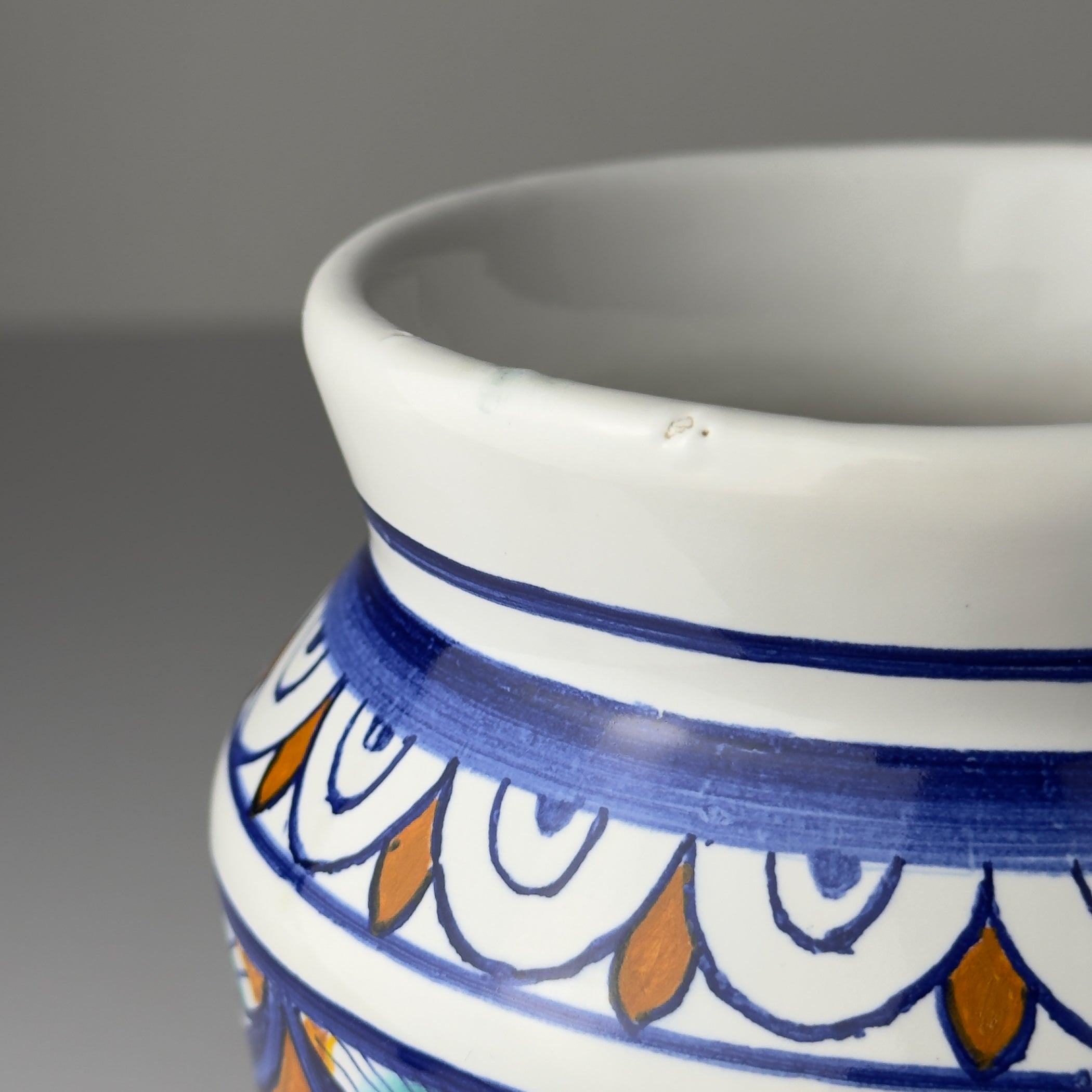 Vintage ceramic vase, Italy 1971