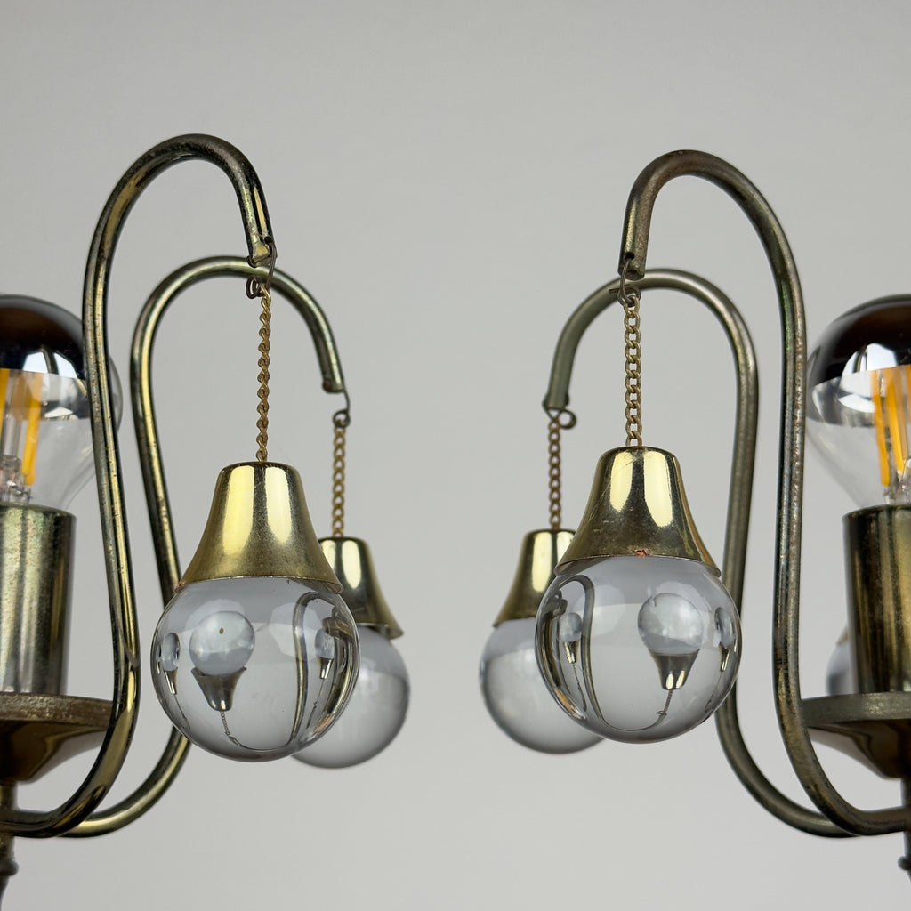 Vintage murano table lamps, Set of 2, Italy 1960s