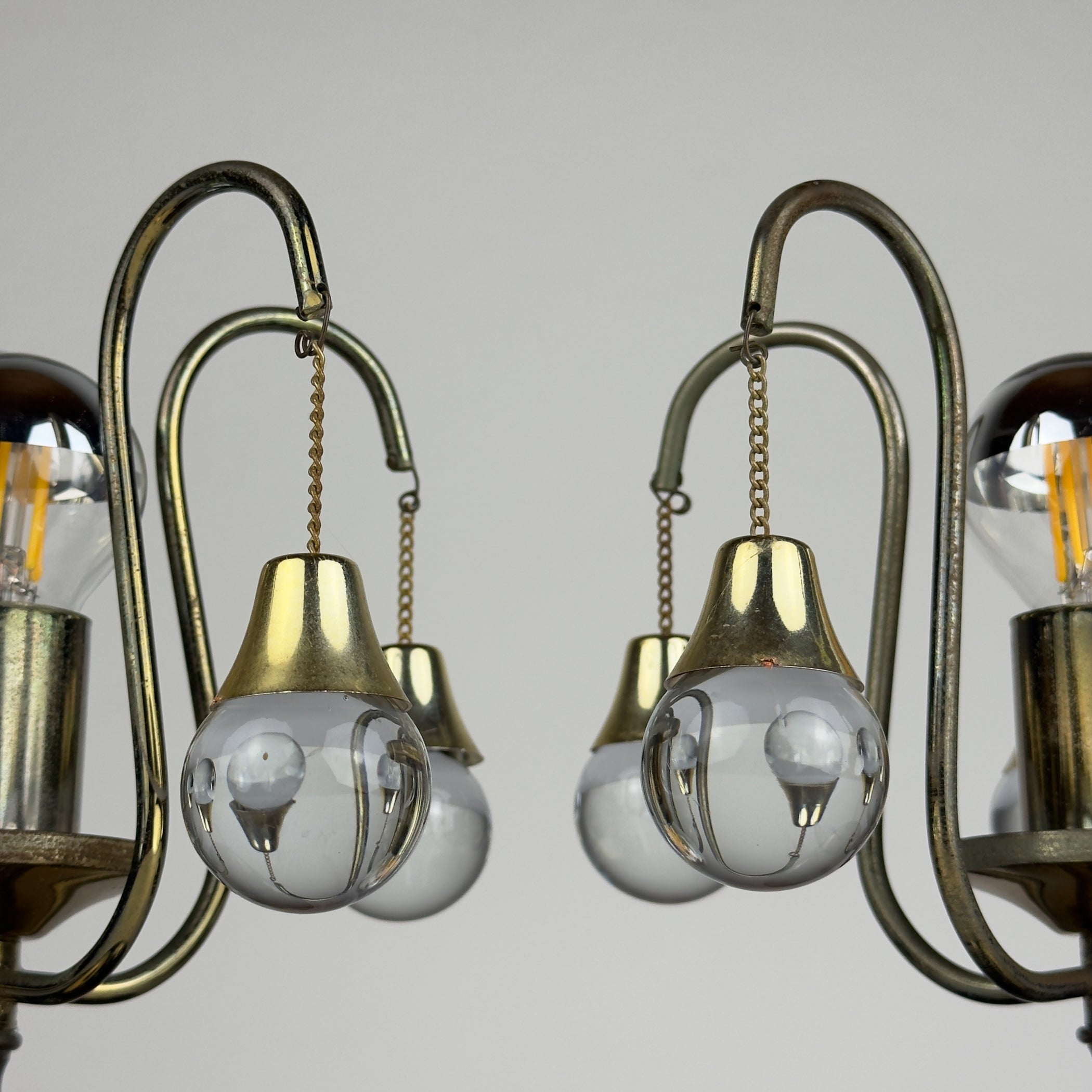 Vintage murano table lamps, Set of 2, Italy 1960s