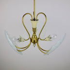 Antique chandelier, in style of Pietro Chiesa For Fontana Arte, Italy, 1930s