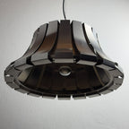 Vintage metal pendant lamp by Elio Martinelli for Martinelli Luce, Italy 1960s