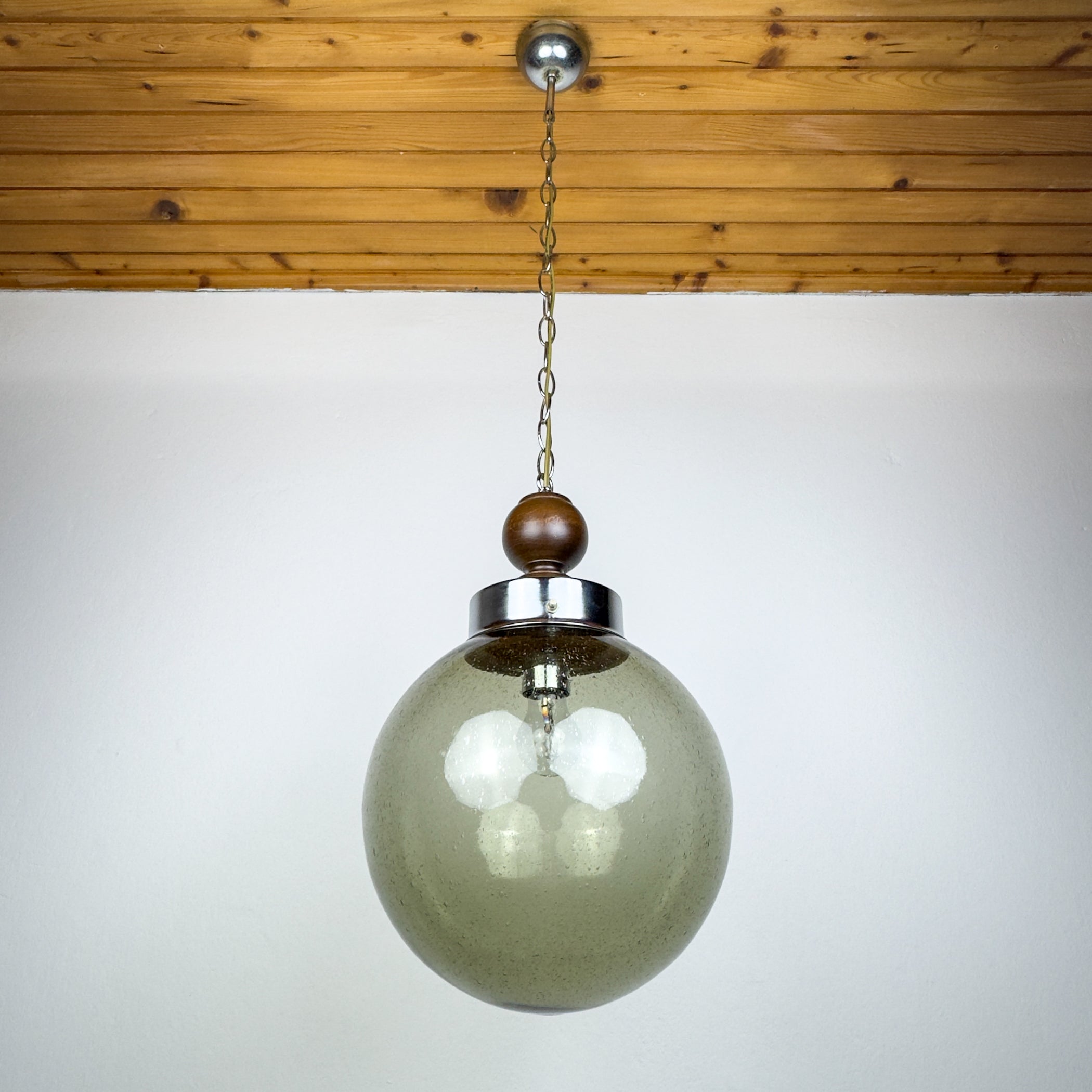 Vintage Murano glass pendant lamp, Italy 1960s