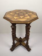 Vintage wooden side table, Italy 1950s