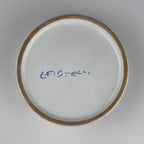 Vintage hand painted round trinket box by manufacture Di Stefano, Italy, late 20th Century
