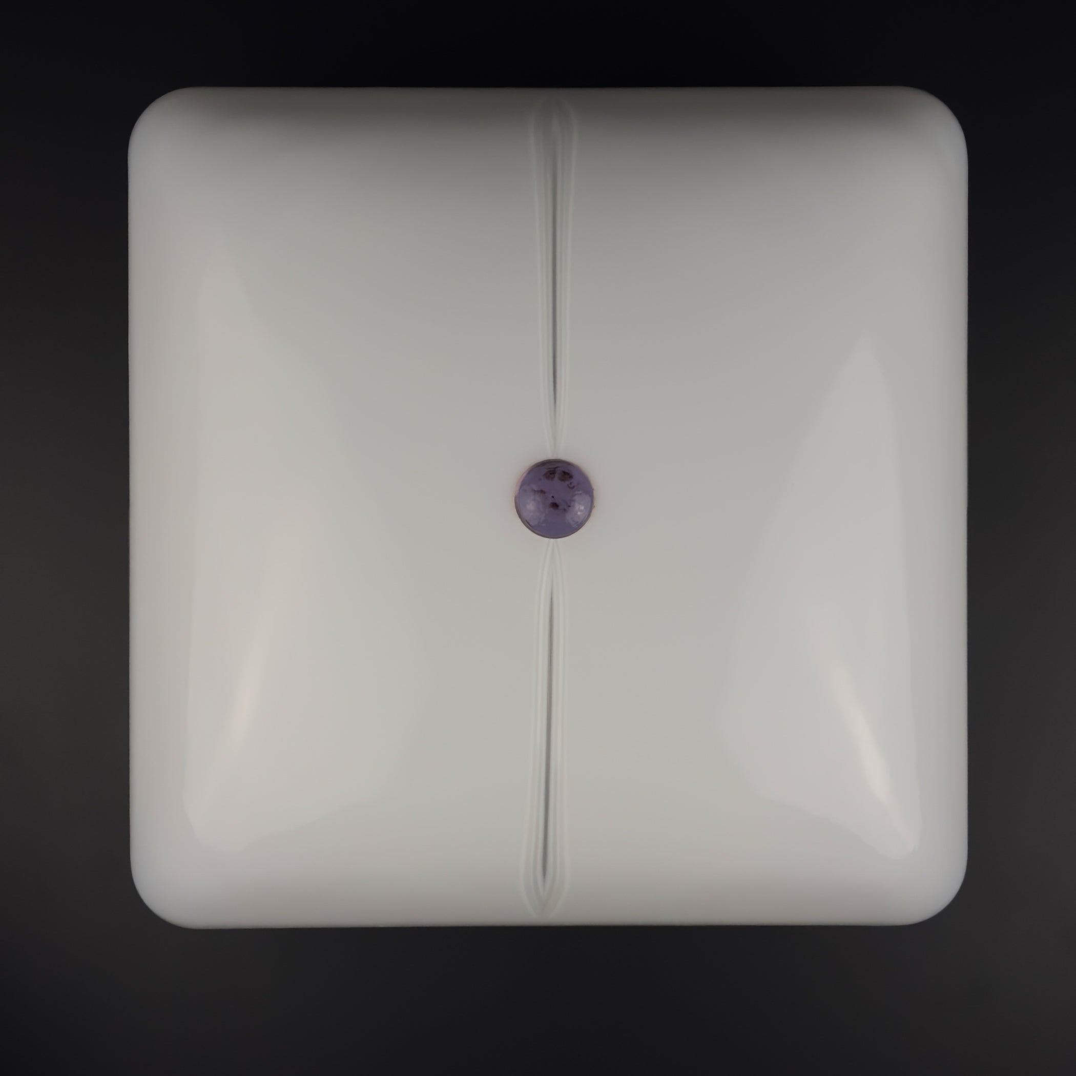Mid-Century Murano Ceiling Lamp Vetreria De Majo, Italy 1970s
