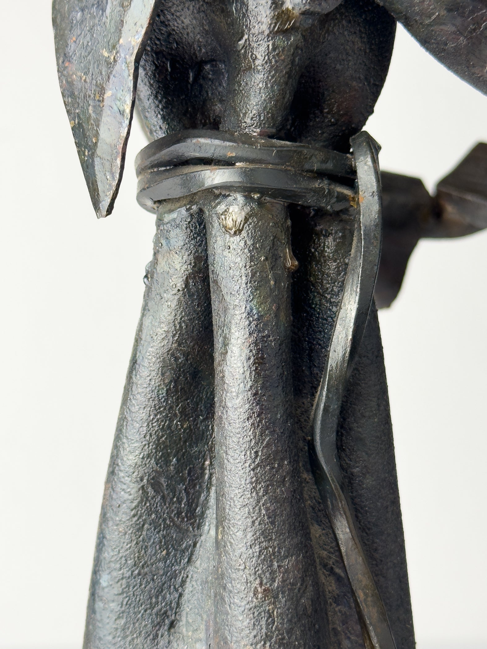 Vintage Brutalist sculpture "Monk With The Book" by Salvino Marsura, Italy 1970s