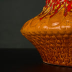 Vintage ceramic vase LAVA by KIL Liboje, Yugoslavia 1960s