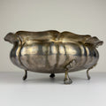 Vintage Silver Plated Bread Basket or Fruit Dish, Italy, 1950s
