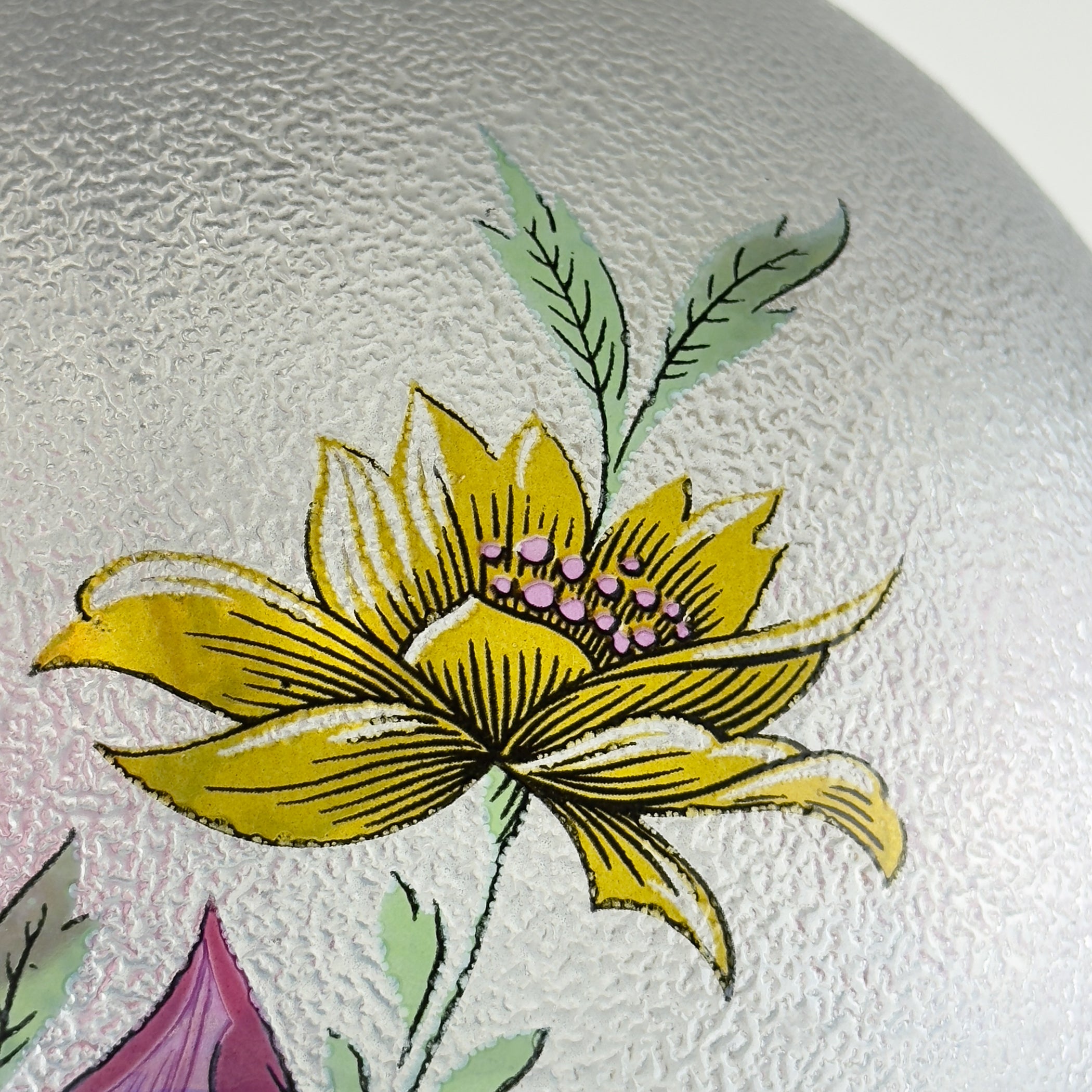 Vintage Pendant Light Flower, Italy 1960s