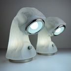Table Lamp Osso by Carlo Nason for Mazzega, Italy 1970s, Set of 2