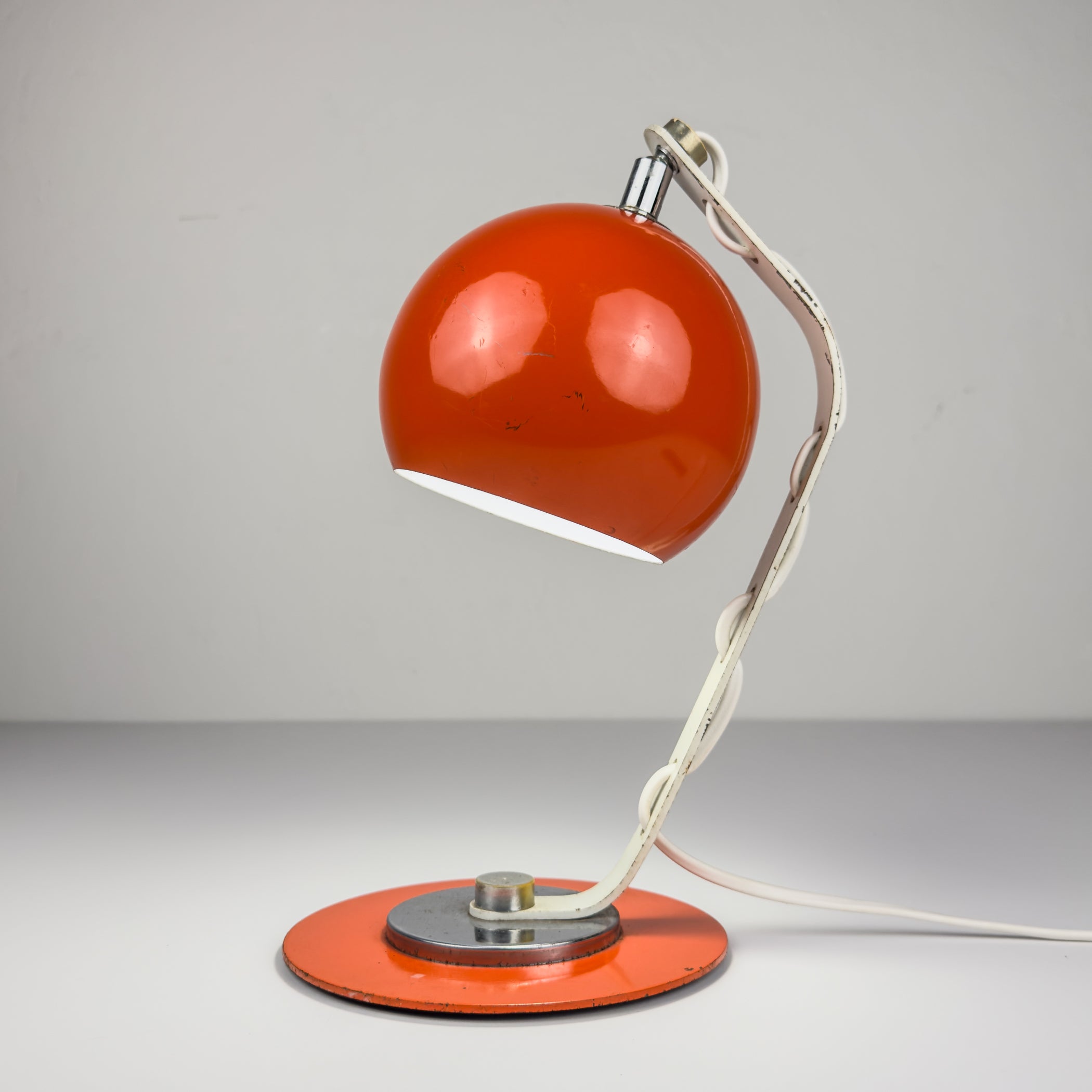 Mid-Century Eyeball Desk Lamp, Italy, 1970s