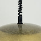Large vintage pendant lamp by Idea Studio Techno Design for Luci Milano, Italy 1970s
