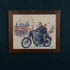 Limited edition lithograph 103/200 by Brioschi, Italy, 1970s