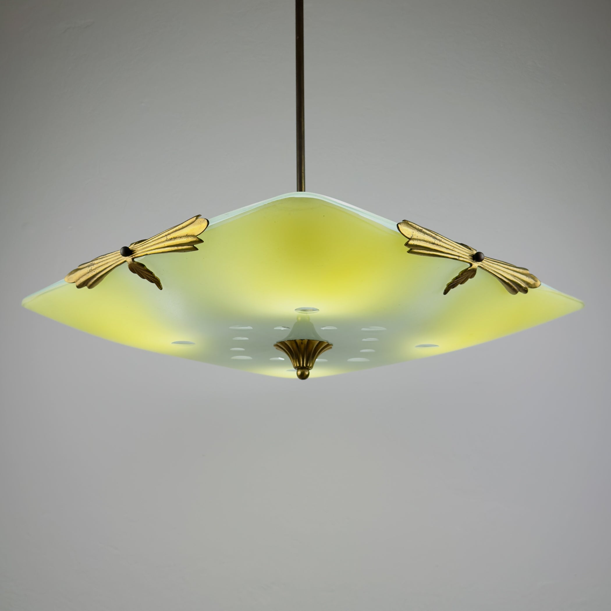 Art Deco Vintage Chandelier, Italy 1930s