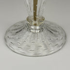 Original Murano glass table lamp by Barovier and Toso, Italy 1980s