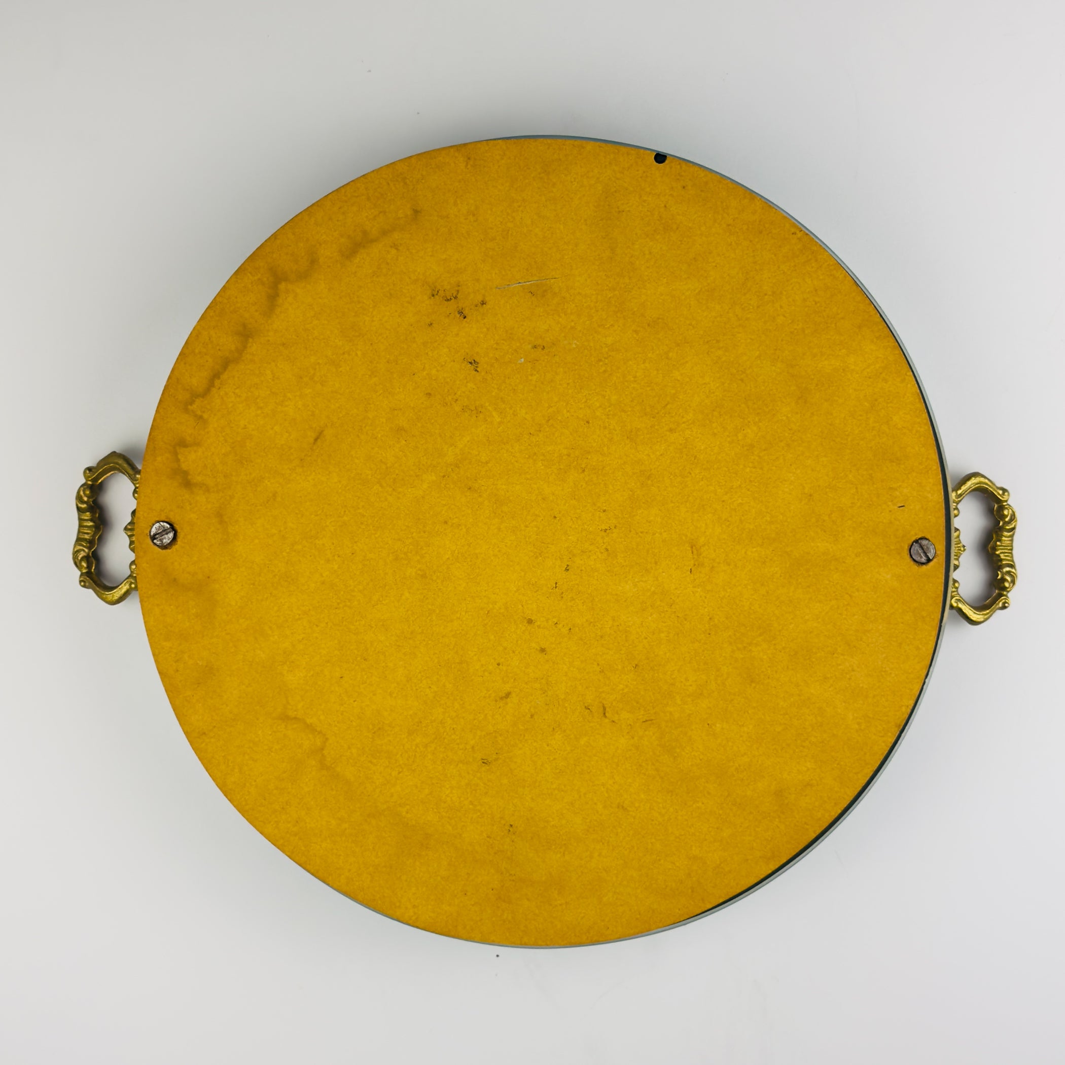 Vintage Venetian glass Mirror Tray, Italy 1950s