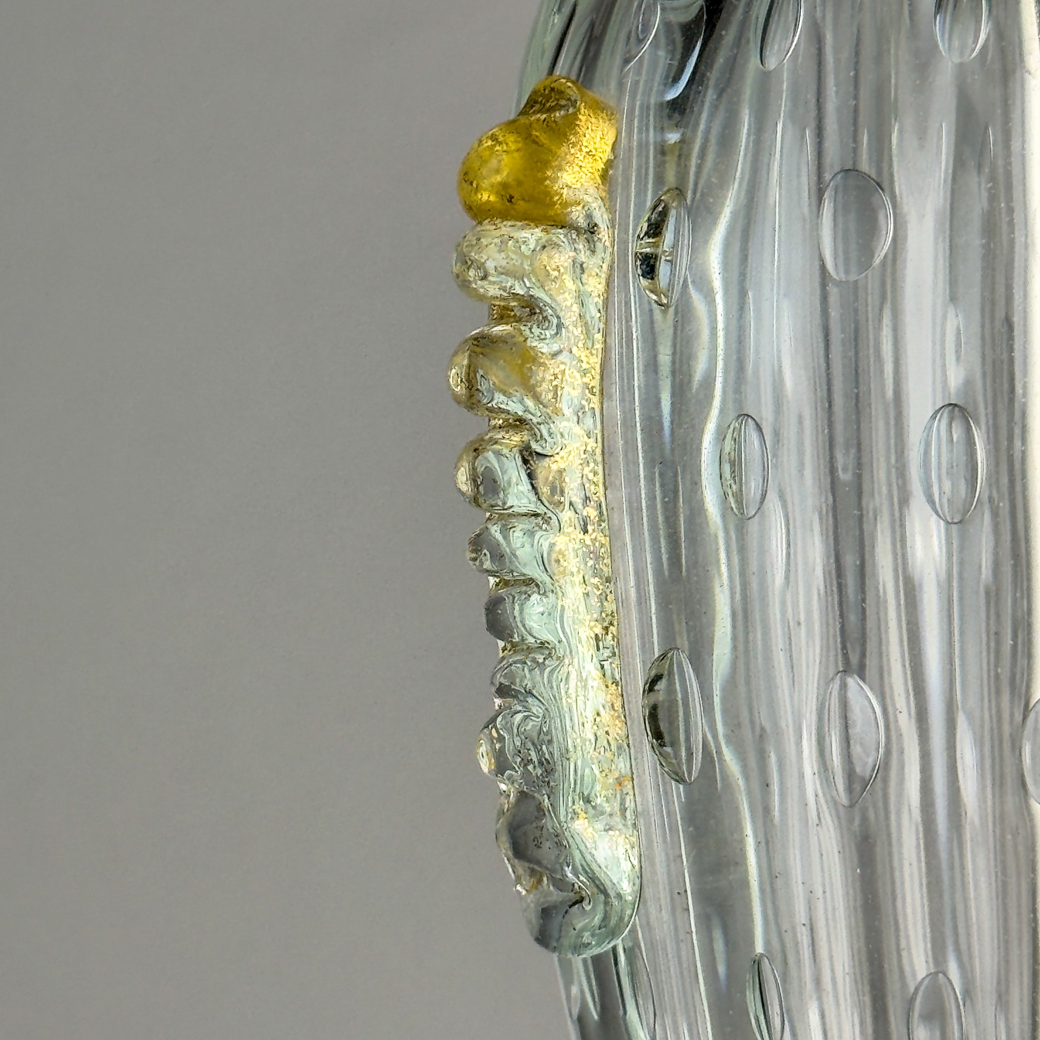 Original Murano glass table lamp by Barovier and Toso, Italy 1980s