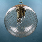 Vintage La Murrina Swirled Murano Glass Pendant Lamp - 1970s Italian Lighting