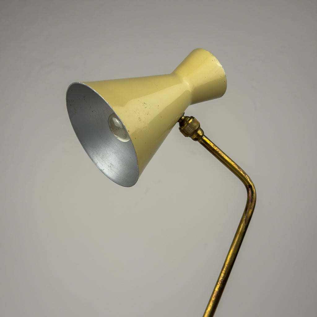 Vintage metal table lamp by Stilnovo, Italy 1950s