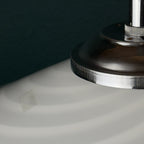 Vintage Swirl Murano Glass Pendant Lamp, Italy 1970s