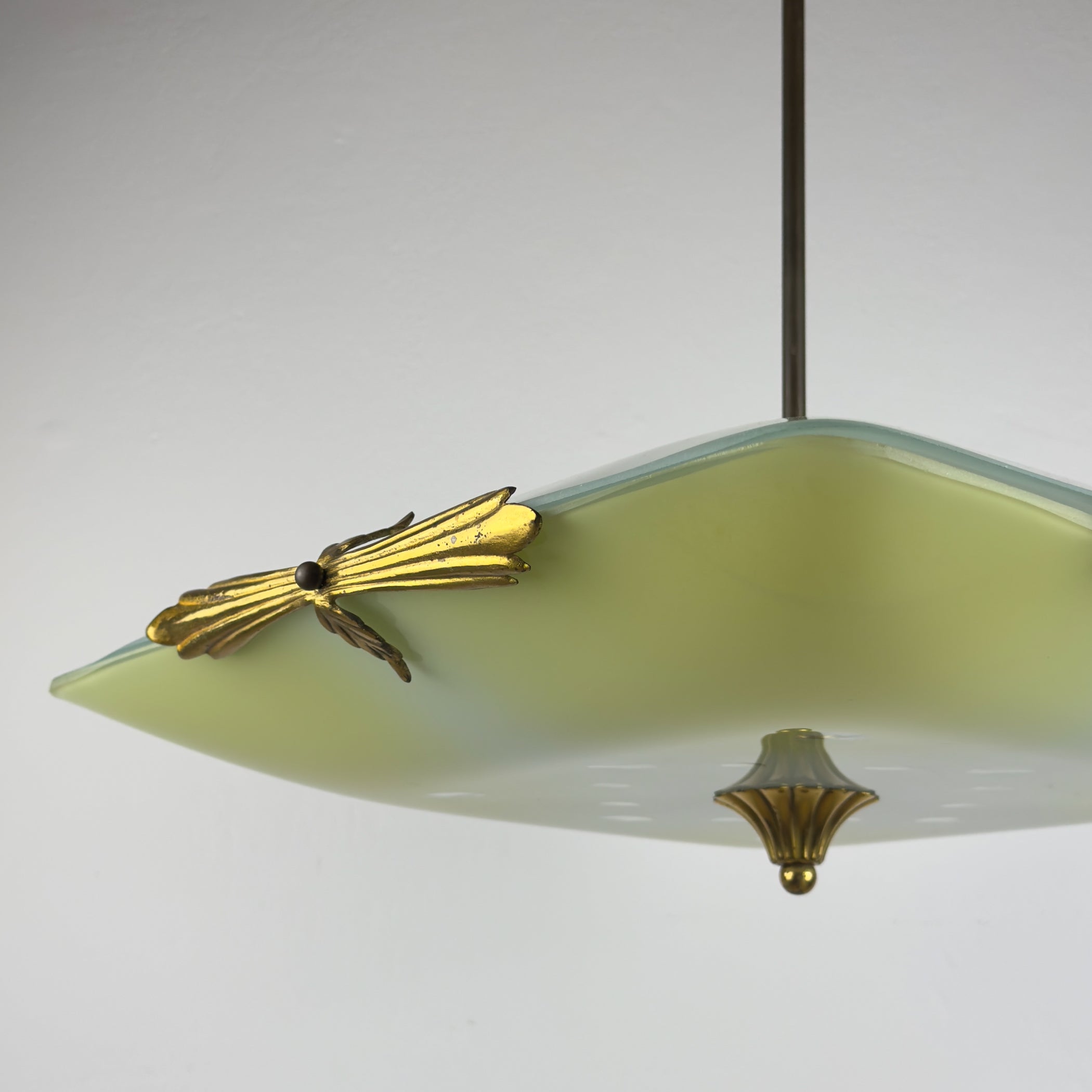 Art Deco Vintage Chandelier, Italy 1930s