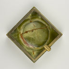 Vintage onyx ashtray, Italy, 1950s